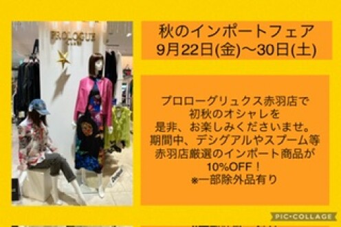 インポートフェア　開催中！