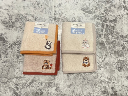 【3個で780円！ハンドタオル】