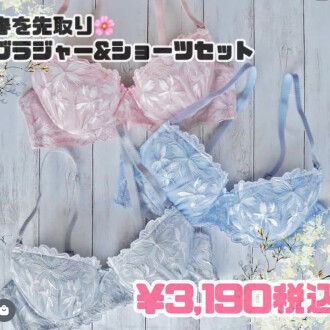 春を先取り！ブラセットのご紹介🌸